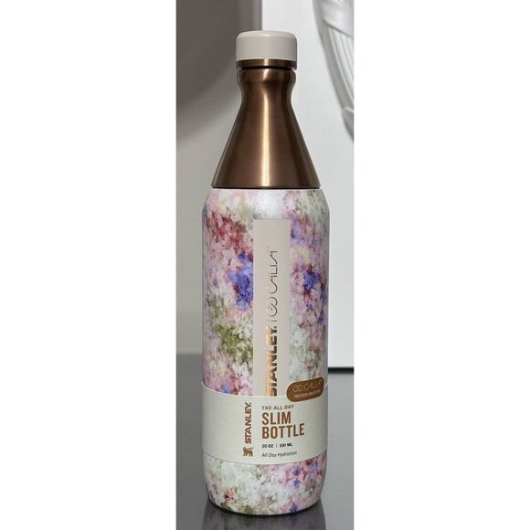 Stanley X CALIA ALL DAY SLIM 20OZ BOTTLE, OLIVE EDEN - Picture 2 of 8
